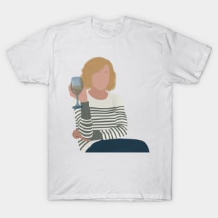 Modern Family Claire with Drink Meme Fan Art T-Shirt